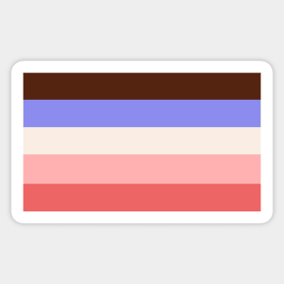 Black Trans Fem Flag Sticker